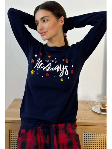 Женская пижама из фланели Cosy 82614