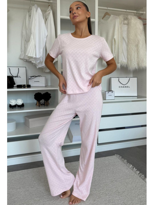 Хлопковая пижама с брюками Cosy 82947