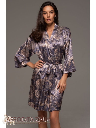 Женский шелковій халат Джаконда 4683