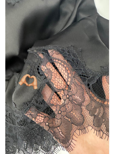 Жіноча нічна сорочка Shato 2401 black