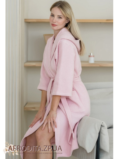 Женский вафельный халат Cosy 82683