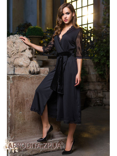 Длинный халат "Элеганс Де Люкс" 12039 