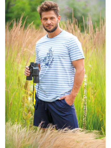 Мужская пижама с шортами Key 82832