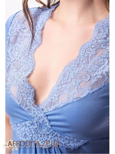 Нічна сорочка Shato 2625 блакитний