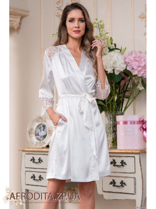 Женский шелковый халат Эдита 3673-1