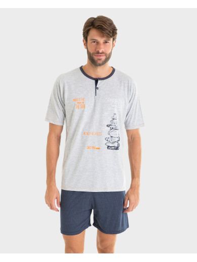Піжама чоловіча з шортами Massana P231341