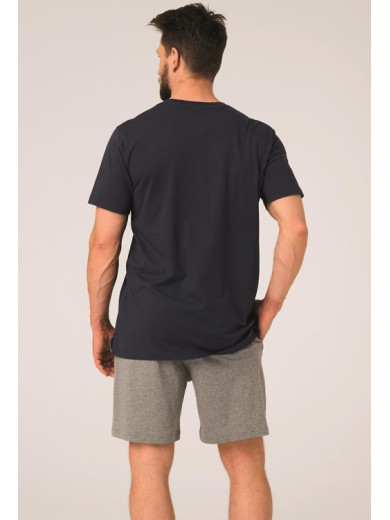 Мужская хлопковая пижама Key 82754