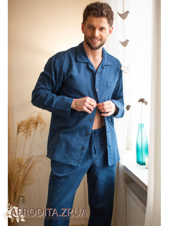 Мужская пижама со штанами из хлопка Key 82634-1