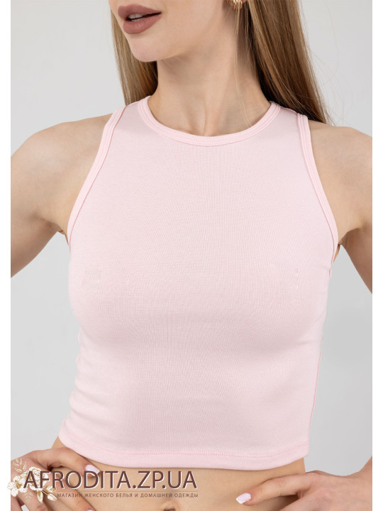 Розовый женский топ Roksana 1267-46001