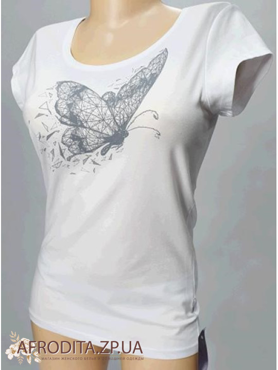 Женская футболка из хлопка 52/1-86/2+D229