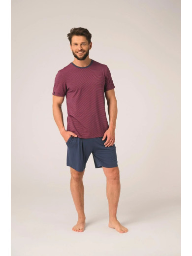 Мужская пижама с шортами Key 82836