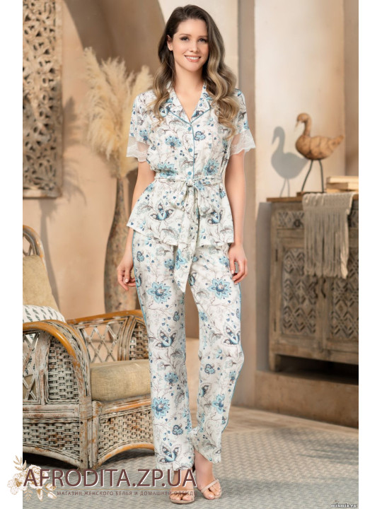 Піжама жіноча з брюками "Ніка" 1636