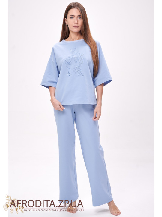 Женский комплект со штанами Wiktoria 1614-1