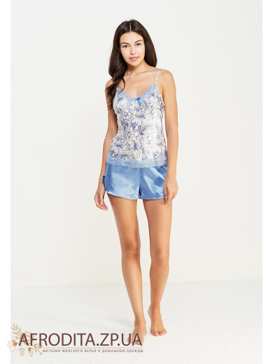  Піжама з шортами шовкова "Дольче Віта" 5912