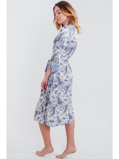  Жіночий шовковий халат "Дольче Віта" 5919