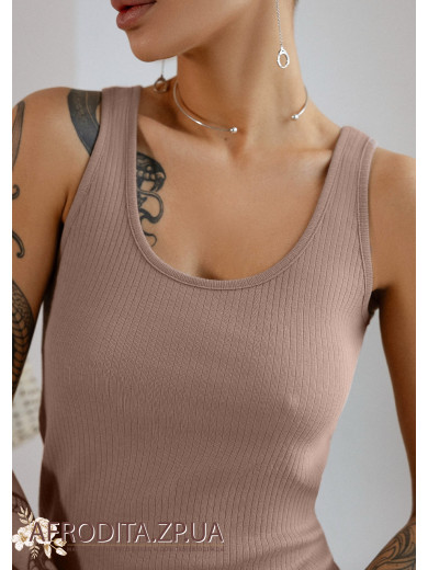 Женская майка на широких бретелях 1126-42007