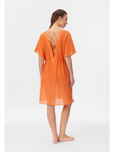 Пляжна туніка оранжевого кольору Marc&Andre CU26-03