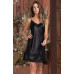 Женская ночная сорочка черная "Фрида" 3790-1