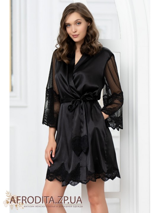 Женский шелковый халат Аурелия 3893-1