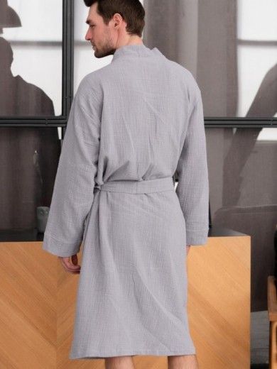 Мужской домашний халат из муслина Cosy 82605