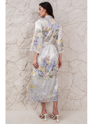 Жіночий шовковий халат "Лилианна" 5999