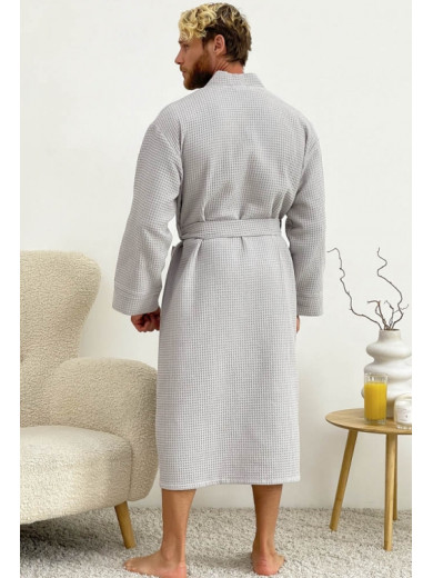 Мужской вафельный халат Cosy 82720