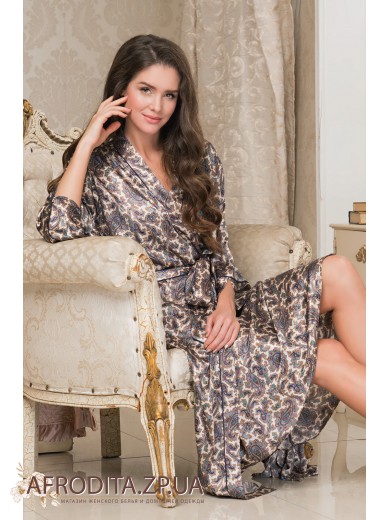 Жіночий довгий халат "Персія" 3409