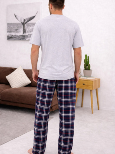 Мужская пижама со штанами Cosy 82924 из хлопка