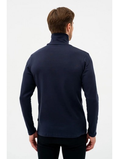 Мужской лонгслив 211 синий