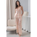 Пижама тройка из шелка со штанами Молли 1926