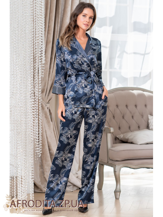 Жіноча піжама з брюками "Ванесса" 3776