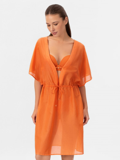 Пляжна туніка оранжевого кольору Marc&Andre CU26-03