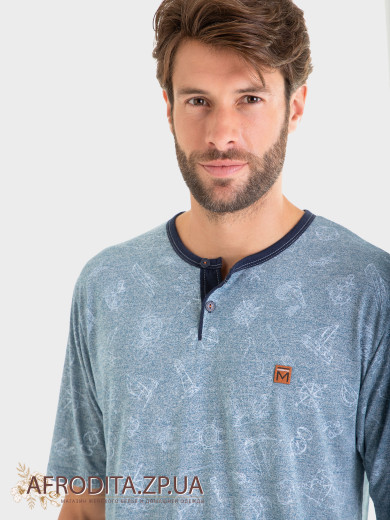 Піжама чоловіча з шортами Massana P231312