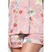 Піжама жіноча з шортами Shato 2220 pink flowers