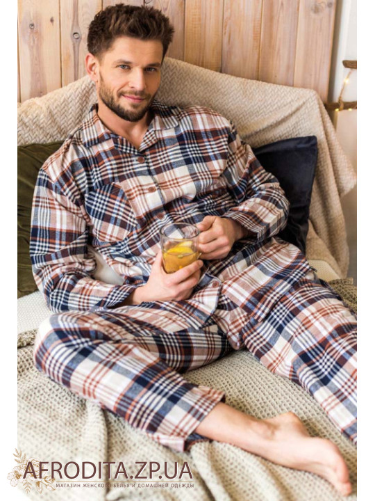 Чоловічий домашній набір 234383 з фланелі