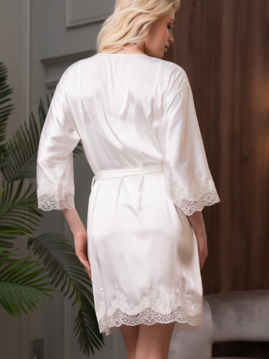 Жіночий шовковий халат Аріана 3943-1