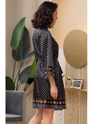 Атласний жіночій халат "Камілла" 8963