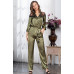 Жіноча піжама з брюками шовкова"Олівія" 3646 
