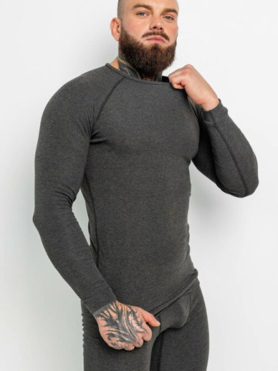 Мужской термолонгслив из хлопка Totalfit 82562