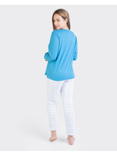 Женская теплая пижама с брюками Massana P731280 