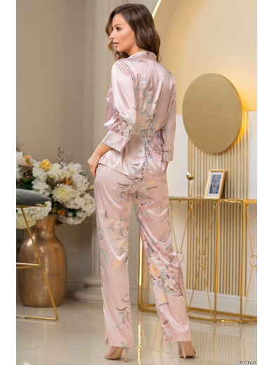 Жіноча піжама з брюками "Мілінда" 3725 шовкова