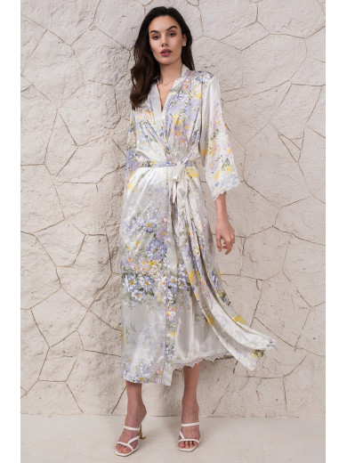 Жіночий шовковий халат "Лилианна" 5999