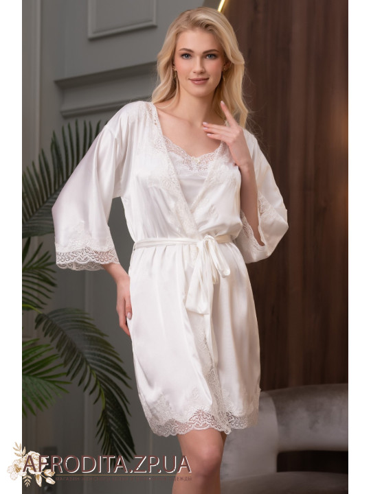 Женский шелковый халат Ариана 3943-1