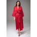 Женский длинный халат Джоанна 7319-2 красный
