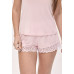 Женская пижама с шортами Shato 2437 pudra