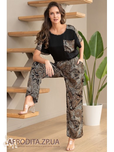 Домашний комплект со штанами Селеста 4044