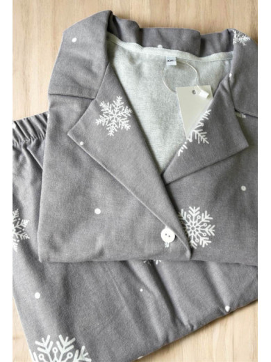 Женская пижама из фланели со штанами Cosy 826554