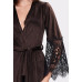 Женский велюровый халат Shato 1931 коричневый