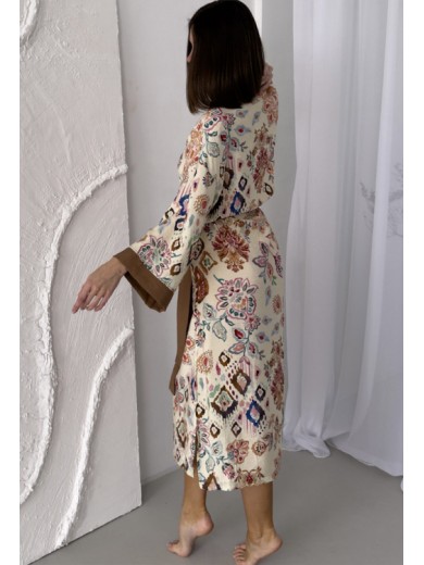Женский длинный халат Cosy 82820 из вискозы