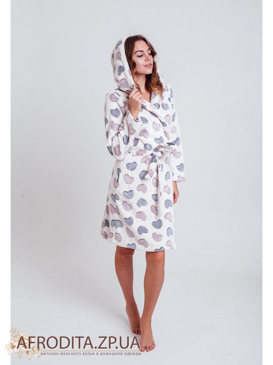 Теплий жіночий халат "Rebelle" 71182-457-9